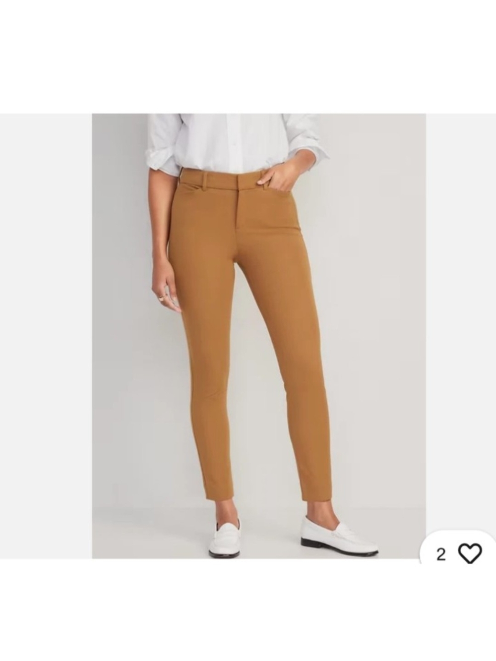 Old Navy Pixie Pants in Camel Brown